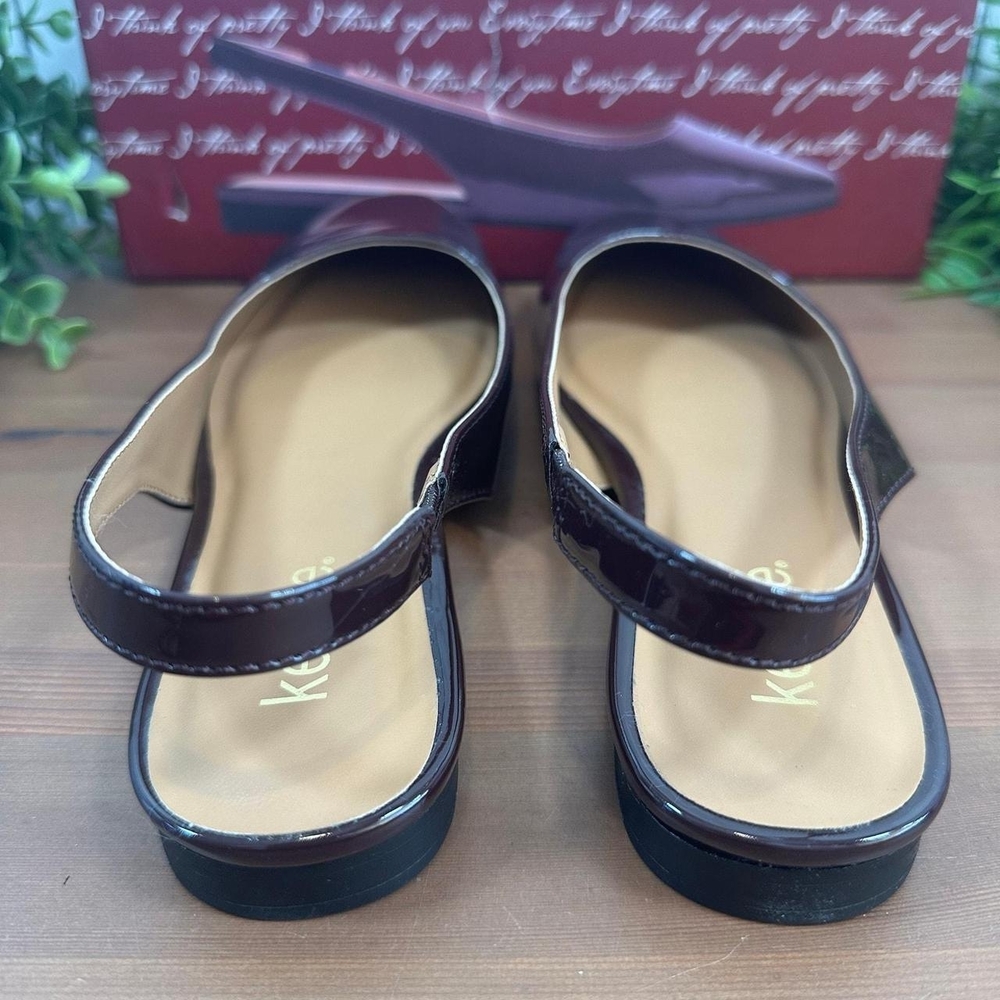 Kensie Felice Maroon Slingback Flats - Picture 3 of 6